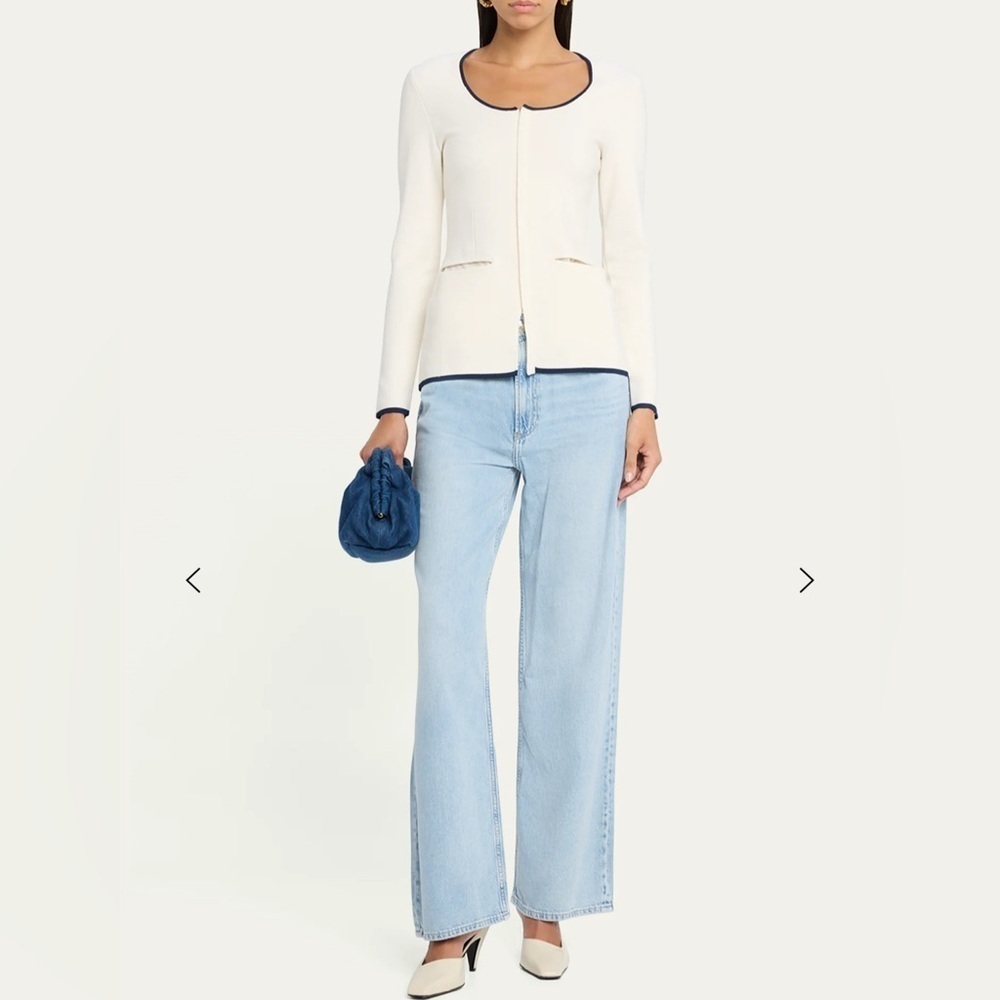 NWOT Rag and Bone Ella Zip Front Top